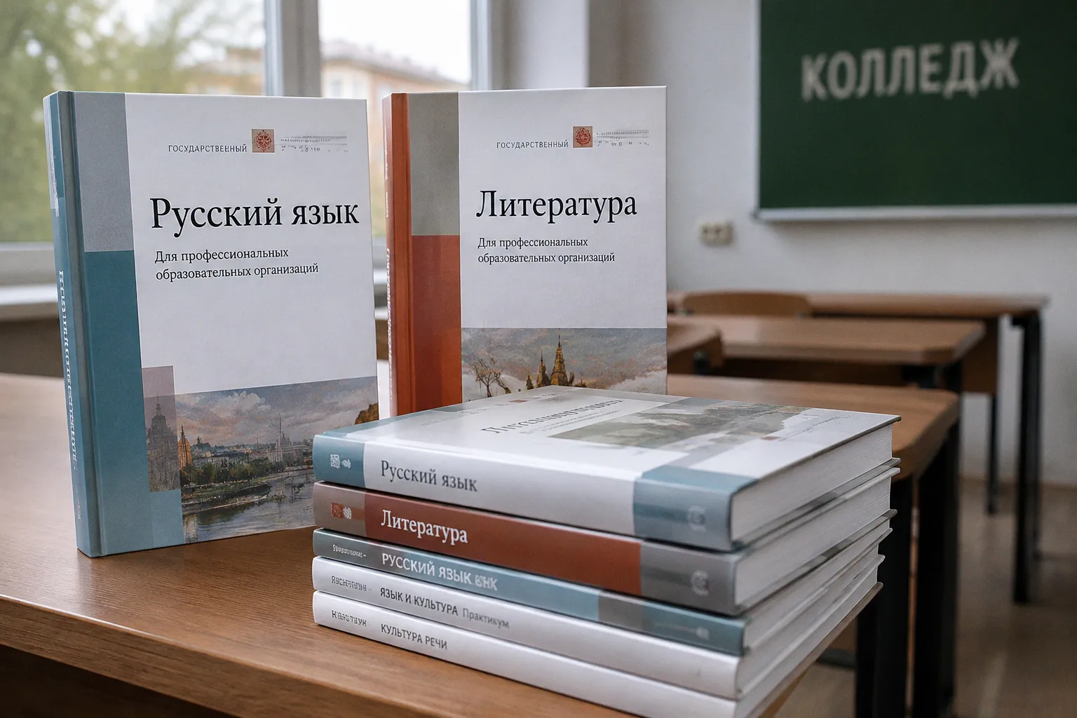 В России создали специализированные учебники по русскому языку и литературе для колледжей